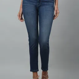 Cantabil Women Light Fade Clean Look Stretchable Jeans-image-25