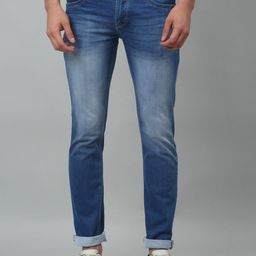 Cantabil Men Mid-Rise Heavy Fade Jeans-picture-10