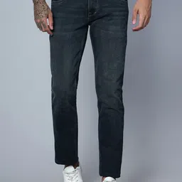 Cantabil Men Mid-Rise Light Fade Clean Look Stretchable Jeans-picture-17