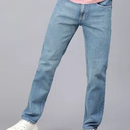 Code 61 Men Slim Fit Slash Knee Stretchable Jeans-image-4