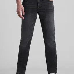 Jack & Jones Men Grey Slim Fit Low-Rise Light Fade Stretchable Jeans-picture-15