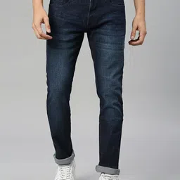 Thomas Scott Men Classic Slim Fit Light Fade Stretchable Jeans-image-84