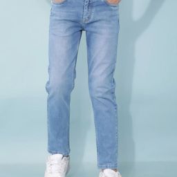 Crimsoune Club Boys Slim Fit Light Fade Stretchable Jeans-picture-46