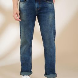 Being Human Men Classic Low Distress Light Fade Stretchable Jeans-picture-7