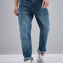 Harvard Blue Men Jean Slim Fit Clean Look Light Fade Stretchable Jeans-picture-6