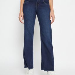 Duke Women Straight Fit Light Fade Clean Look Stretchable Jeans-image-71
