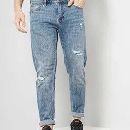 Celio Men Jean Slim Fit Low Distress Cotton Jeans-image-9