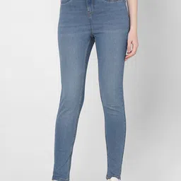 Vero Moda Women Skinny Fit Light Fade Stretchable Jeans-picture-45