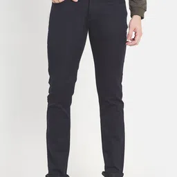 Octave Men Navy Blue Stretchable Jeans-image-41