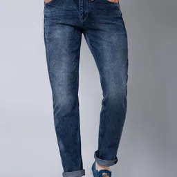 Cantabil Men Mid-Rise Heavy Fade Clean Look Cotton Jeans-image-84