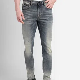 Jack & Jones Men Slim Fit Heavy Fade Stretchable Cotton Jeans-image-53