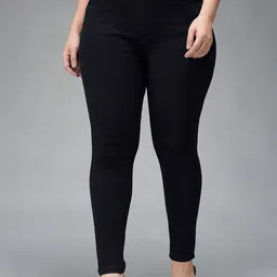 Miss Chase A+ Women Skinny Fit High-Rise Heavy Fade Stretchable Jeans-image-32