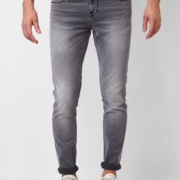 SPYKAR Men Slim Fit Low-Rise Heavy Fade Stretchable Jeans-picture-18