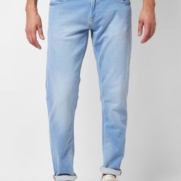 SPYKAR Men Super Slim Fit Low-Rise Heavy Fade Stretchable Jeans-image-93