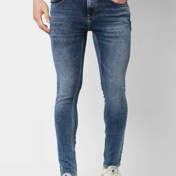 SPYKAR Men Slim Fit Low-Rise Heavy Fade Clean Look Jeans-picture-29