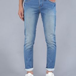 TQS Men Slim Fit Heavy Fade Stretchable Jeans-image-80