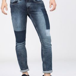 HIGHLANDER Men Slim Fit Heavy Fade Stretchable Jeans-image-51