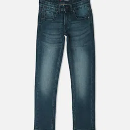 Pepe Jeans Boys Slim Fit Clean Look Heavy Fade Whiskers & Chevrons Stretchable Jeans-picture-28