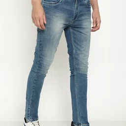Octave Men Regular Fit Heavy Fade Stretchable Cotton Jeans-image-13
