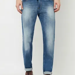 Octave Men Blue Heavy Fade Stretchable Jeans-image-42