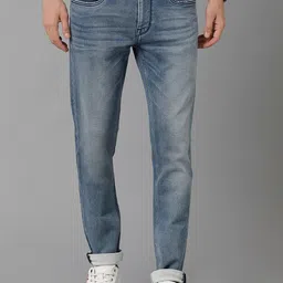 Voi Jeans Men Blue Skinny Fit Heavy Fade Clean Look Stretchable Jeans-picture-14