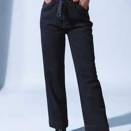 STREET 9 Women Smart Straight Fit High-Rise Cotton Jeans-picture-36