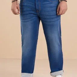 Big Hello - The Plus Life Men Light Fade Jeans-image-88