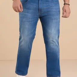Big Hello - The Plus Life Men Light Fade Jeans-image-30
