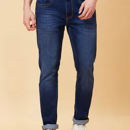 Being Human Men Slim Fit Mid Rise Clean Look Light Fade Jeans-14