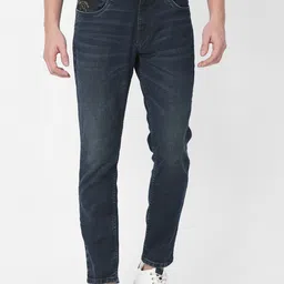 SPYKAR Men Blue Slim Fit Light Fade Mid-Rise Jeans-picture-4