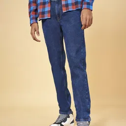 YU by Pantaloons Men Blue Slim Fit Light Fade Jeans-image-54