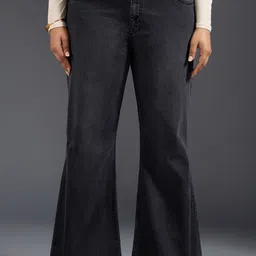 20Dresses Women Black Bootcut High-Rise Light Fade Cotton Jeans-53