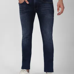 VAN HEUSEN DENIM LABS Men Skinny Fit Light Fade Mid-Rise Clean Look Stretchable Jeans-image-73