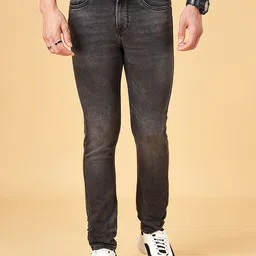 SF JEANS by Pantaloons Men Skinny Fit Clean Look Light Fade Stretchable Jeans-picture-52