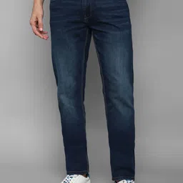 Allen Solly Sport Men Navy Blue Skinny Fit Light Fade Jeans-image-10