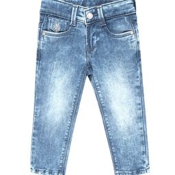 U.S. Polo Assn. Kids Boys Mid-Rise Classic Slim Fit Heavy Fade Jeans-picture-0