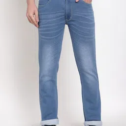 Allen Cooper Men Blue Slim Fit Heavy Fade Jeans-image-16