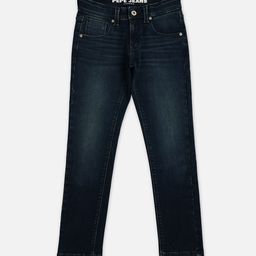 Pepe Jeans Boys Mid Rise Slim Fit Clean Look Light Fade Stretchable Jeans-image-60
