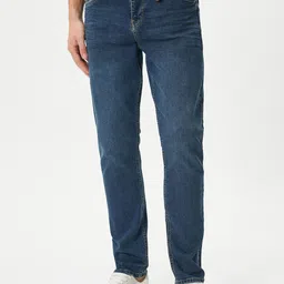 Koton Men Mid Rise Clean Look Dark Shade Stretchable Jeans-image-66