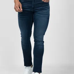 SPYKAR Men Slim Fit Low-Rise Light Fade Cotton Jeans-picture-37