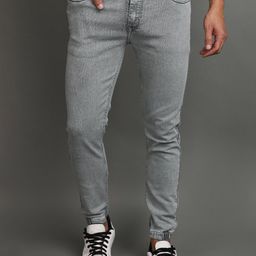 V-Mart Men Regular Fit Clean Look Dobby Cotton Jeans-image-27