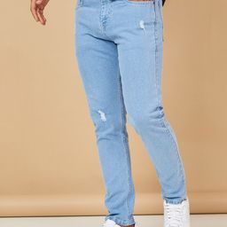 Styli Men Light Distress Skinny Fit Jeans-picture-19