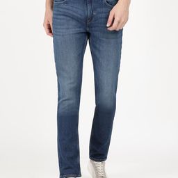 Lee Men Blue Bruce Skinny Fit Light Fade Stretchable Jeans-picture-0