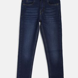 TALES & STORIES Boys Blue Slim Fit Mid-Rise Clean Look Denim Jeans-image-81