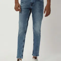 Mufti Men Light Fade Stretchable Clean Look Jeans-picture-4