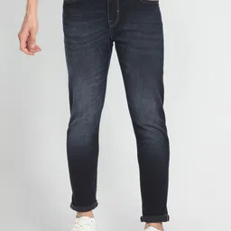 Flying Machine Men Slim Fit Mid Rise Light Fade Whiskers Stretchable Jeans-image-76