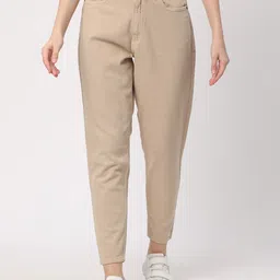 R&B Women Mom Fit Mid-Rise Cotton Jeans-picture-39