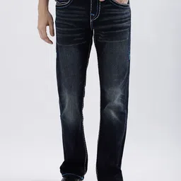 True Religion Men Super T Billy Regular Fit Mid-Rise Light Fade Stretchable Jeans-picture-34