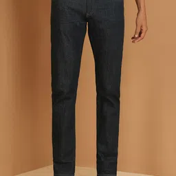 Allen Solly Men Clean Look Dark Shade Mid-Rise Slim Fit Cotton Non Stretchable Jeans-picture-2