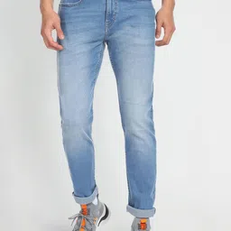 Flying Machine Men Slim Fit Light Fade Whiskers Jeans-image-85